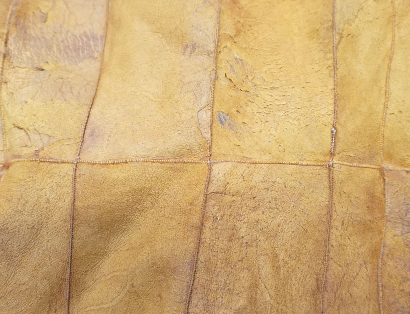Tan suede detail