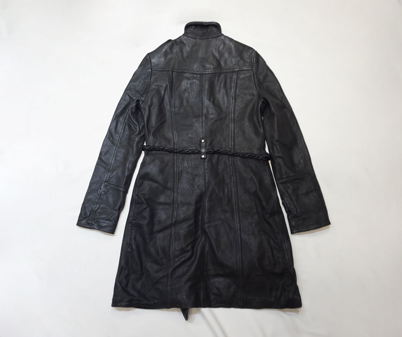 Black leather jacket