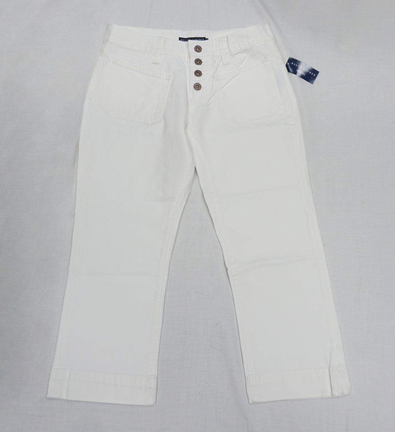White corduroy, straight