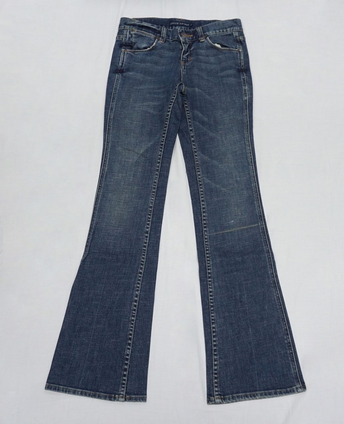 Blue straight — dark wash