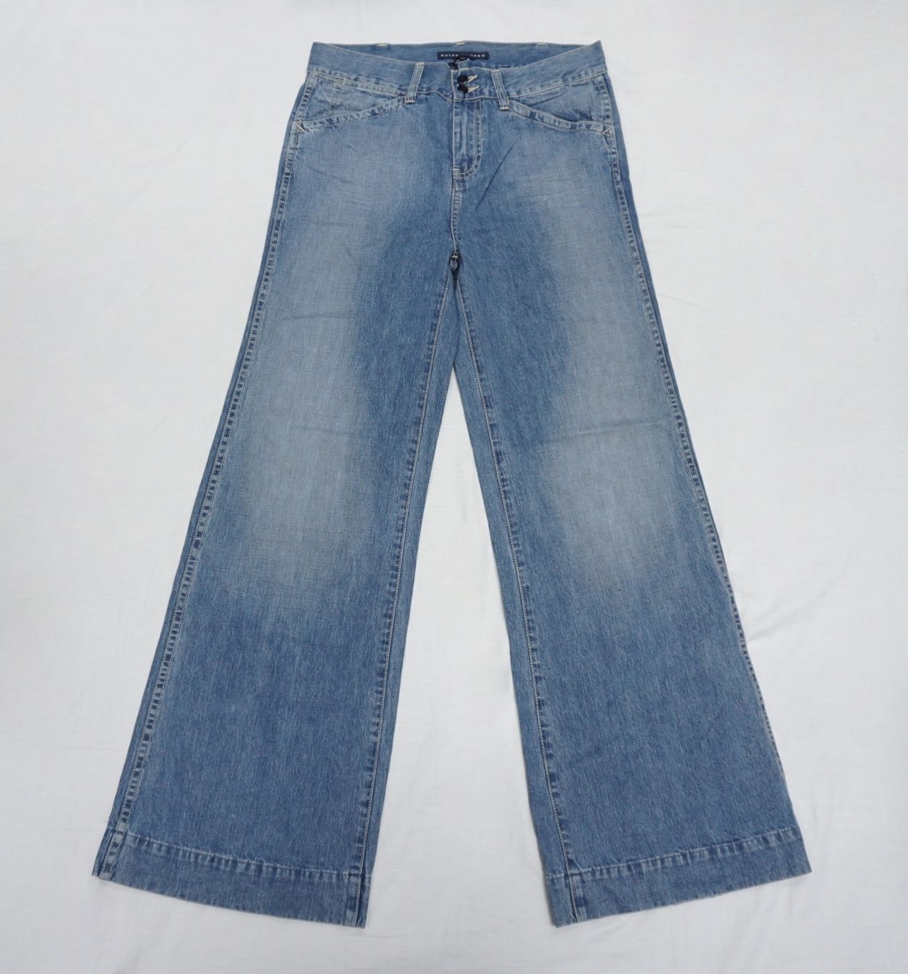 Blue flared — medium wash