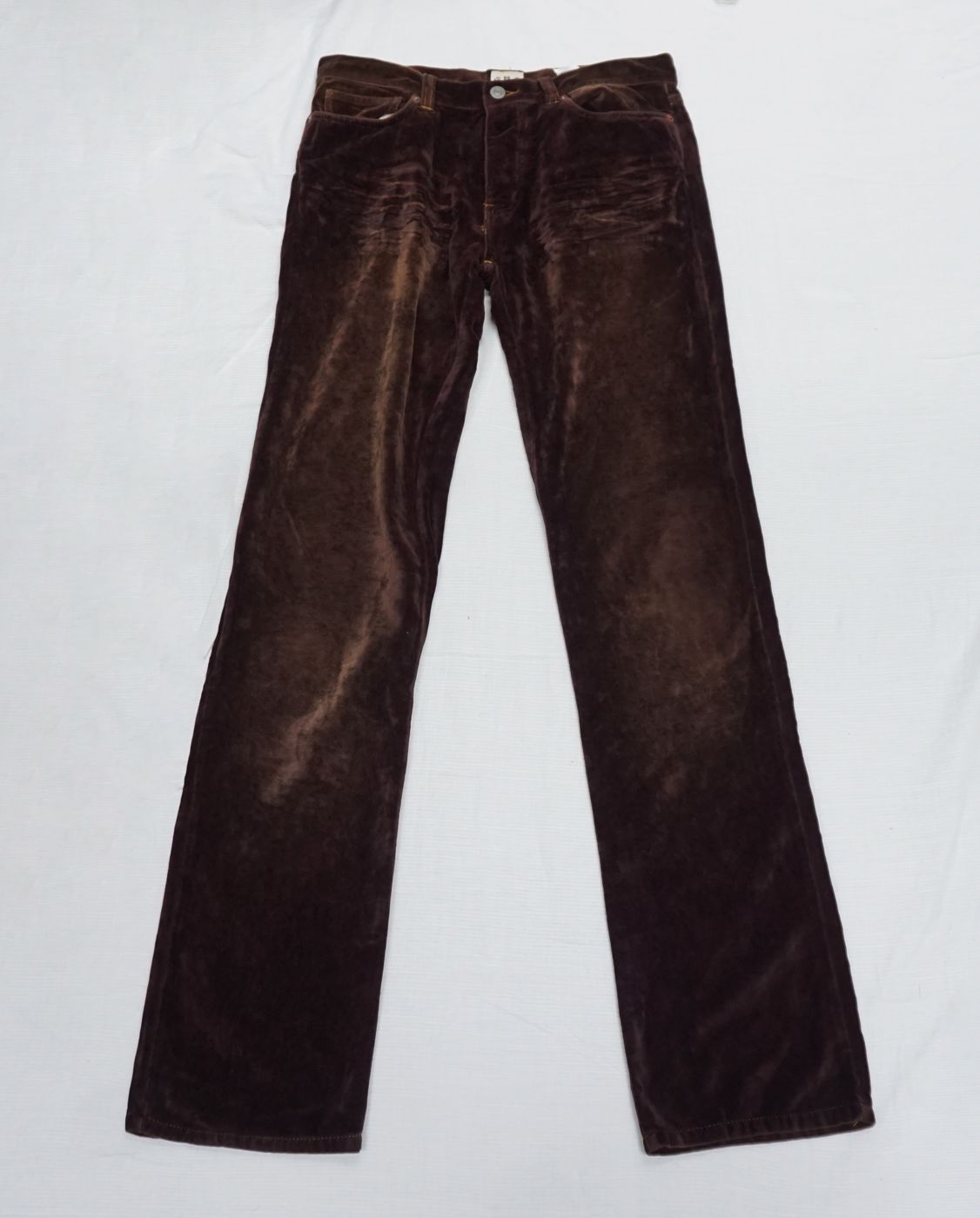 Brown corduroy flared